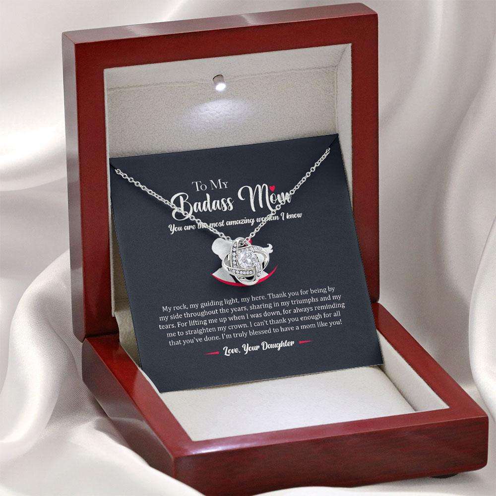 Mom Necklace, To My Badass Mom Necklace “ Gift For Mom For Mother’S Day, Mother’S Day Necklace Gift Custom Necklace Gifts for Mother (Mom) Rakva