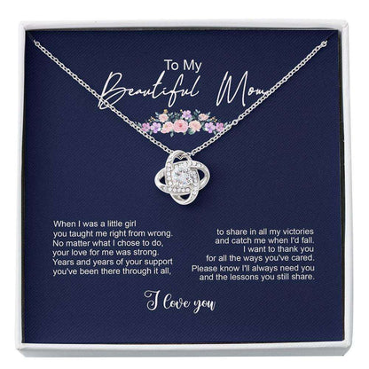 Mom Necklace, To My Beautiful Mom, Mother Gift Jewelry, Gift For Mom From Daughter, Necklace Gift For Mom Gift For Mother Gift Gifts For Daughter Rakva