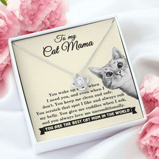 Mom Necklace, To My Cat Mama Necklace, Cat Mom Jewelry, Gift For Cat Lover Female, Cat Mama Necklace, Mom Gift From The Cat, New Cat Mom Gift Idea Gifts for Mother (Mom) Rakva