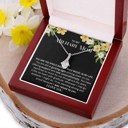 Mom Necklace, To My Military Mom Gift, Sentimental Gift For Military Mom, Proud Military Mom Gift On Mother’S Day, Military Mom Appreciation Gift Gifts for Mother (Mom) Rakva