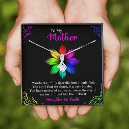 Mom Necklace, To My Mom, Gift For Mom, From Daughter, Mothers Day Pendant Necklace Gift To Mom Gifts For Daughter Rakva