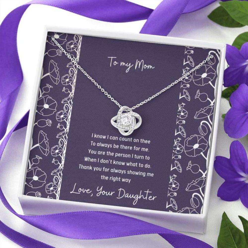 Mom Necklace, To My Mom Love Your Daughter “ Heart Necklace, Mothers Day Gift, Gift To Mom, Daughter To Mom Gifts Gifts For Daughter Rakva