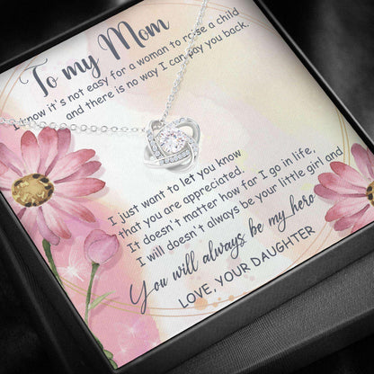 Mom Necklace, To My Mom Mothers Day Necklace, Gift For Mom From Daughter Gifts For Daughter Rakva