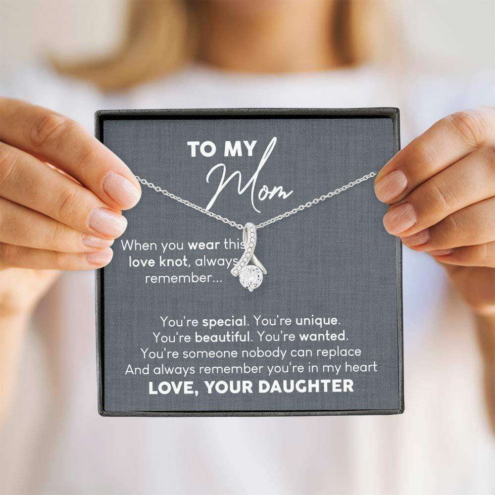 Mom Necklace, To My Mom Necklace From Daughter For Mothers Day Gifts For Daughter Rakva