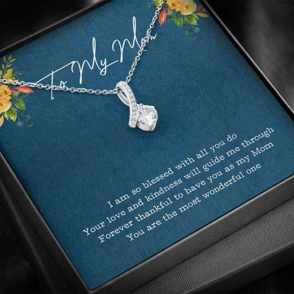 Mom Necklace, To My Mom Necklace From Son Daughter Gift Mother Day Gifts For Daughter Rakva