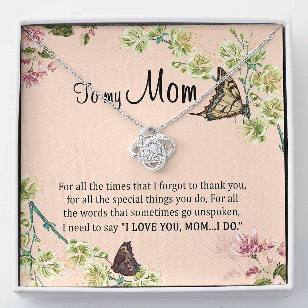 Mom Necklace, To My Mom Necklace From Son Daughter Gift Mother Day Gifts For Daughter Rakva