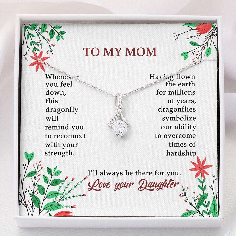 Mom Necklace, To My Mom Necklace “ Gift For Mom From Daughter Mothers Day Gifts For Daughter Rakva