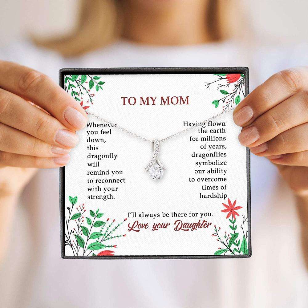 Mom Necklace, To My Mom Necklace “ Gift For Mom From Daughter Mothers Day Gifts For Daughter Rakva