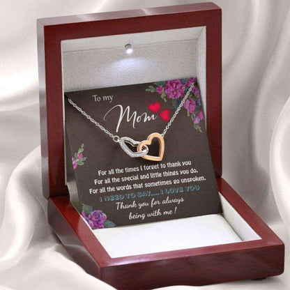 Mom Necklace, To My Mom Necklace, Gift For Mom From Son Or Daughter, Appreciation Gift Gifts For Daughter Rakva