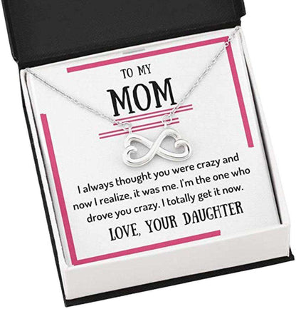 Mom Necklace, To My Mom Necklace Gift “ I Always Thought “ Necklace Gift Express Your Gratitude Gifts for Mother (Mom) Rakva