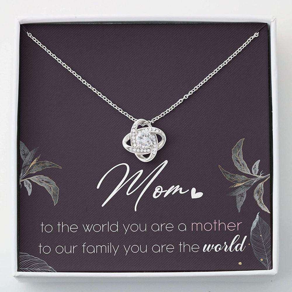 Mom Necklace, To My Mom Necklace Gift, You Are A Mother Gifts for Mother (Mom) Rakva