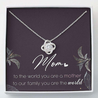 Mom Necklace, To My Mom Necklace Gift, You Are A Mother Gifts for Mother (Mom) Rakva