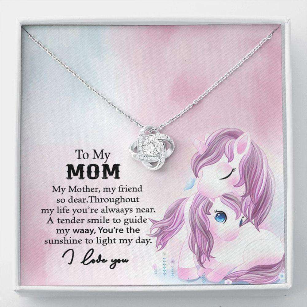Mom Necklace, To My Mom Necklace, Mothers Day Gift For Mother, Bonus Mom, Other Mom, Mom Unicorn Gifts for Mother (Mom) Rakva