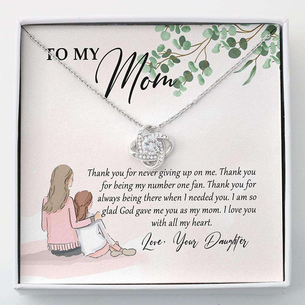 Mom Necklace, To My Mom Necklace “ Thank You Mom Gift From Daughter Gifts For Daughter Rakva