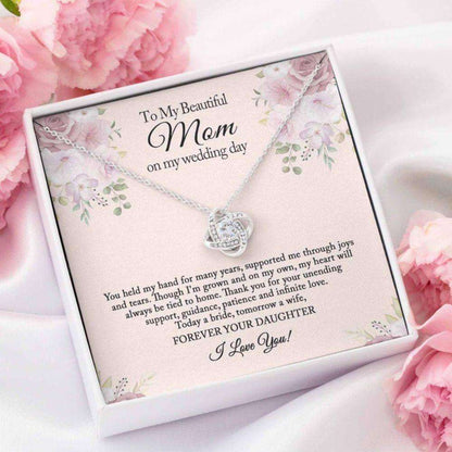 Mom Necklace, To My Mom On My Wedding Day Necklace, Mother Of The Bride Wedding Day Gift Gifts for Mother (Mom) Rakva