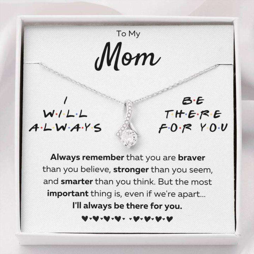 Mom Necklace, To My Mom There For You “ Just As You Are Necklace Gift Gifts for Mother (Mom) Rakva