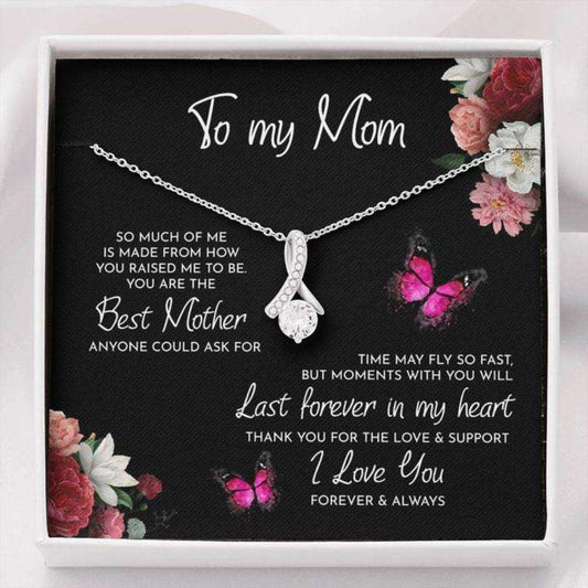 Mom Necklace, To My Mom Œraised-Pb” Alluring Beauty Necklace Best Mother Gift Gifts for Mother (Mom) Rakva
