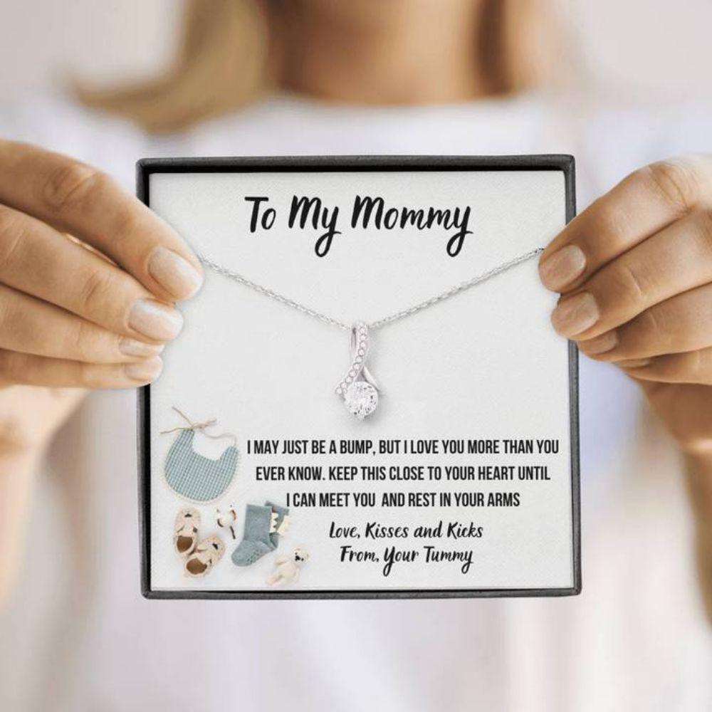 Mom Necklace, To My Mommy Œbaby Fashion” Alluring Beauty Necklace Gift For Mom Gifts for Mother (Mom) Rakva