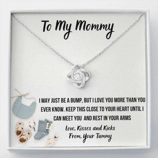 Mom Necklace, To My Mommy Œbaby Fashion” Love Knot Necklace Gift For Mom Gifts for Mother (Mom) Rakva