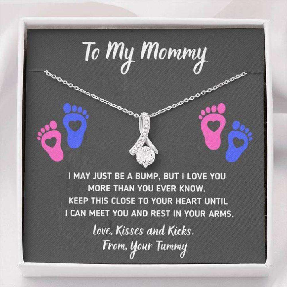 Mom Necklace, To My Mommy Œheart-Feet” Alluring Beauty Necklace Gift For Mom Gifts for Mother (Mom) Rakva