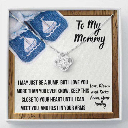 Mom Necklace, To My Mommy Œnautic” Love Knot Necklace Gift For Mom Gifts for Mother (Mom) Rakva