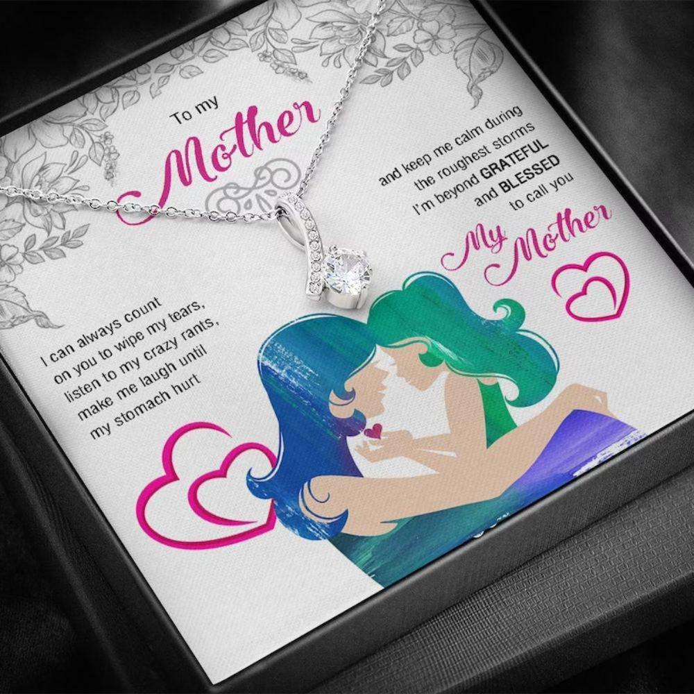 Mom Necklace, To My Mother Necklace, Gift For Mom Mother’S Day Christmas Gifts for Mother (Mom) Rakva