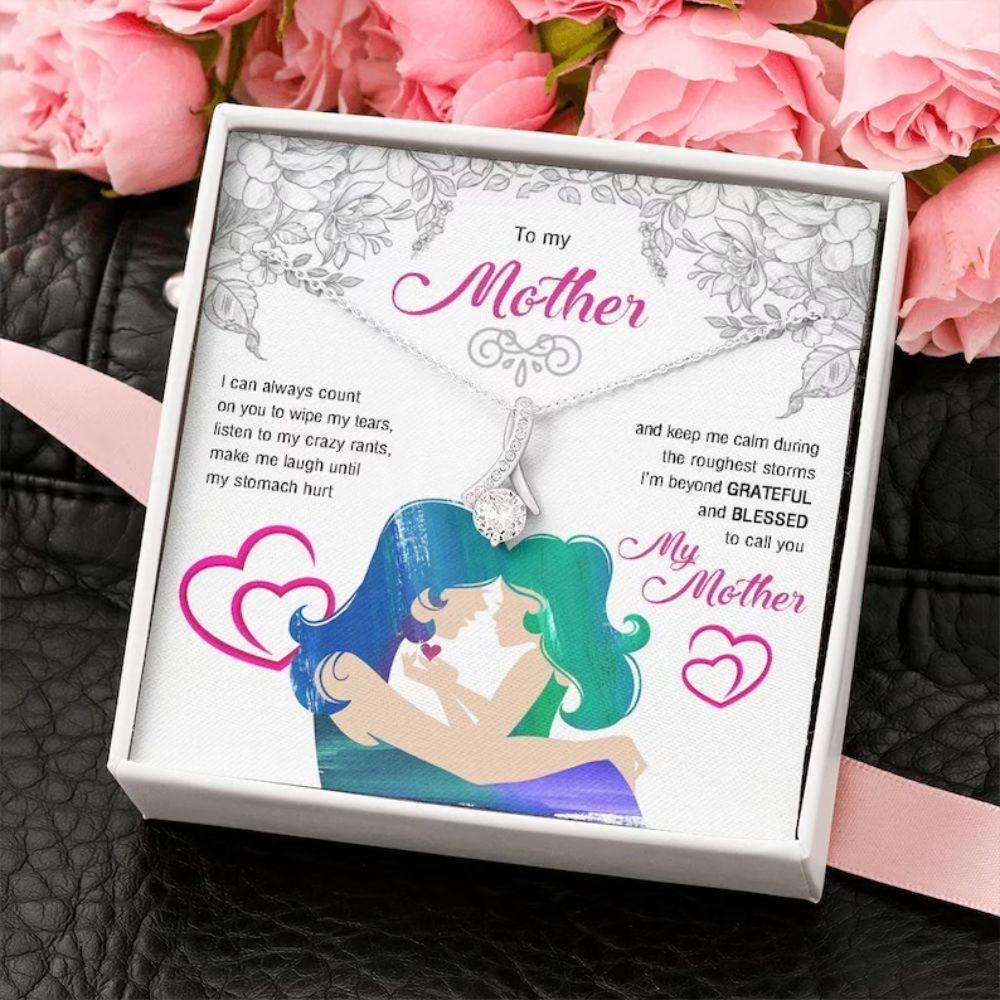 Mom Necklace, To My Mother Necklace, Gift For Mom Mother’S Day Christmas Gifts for Mother (Mom) Rakva