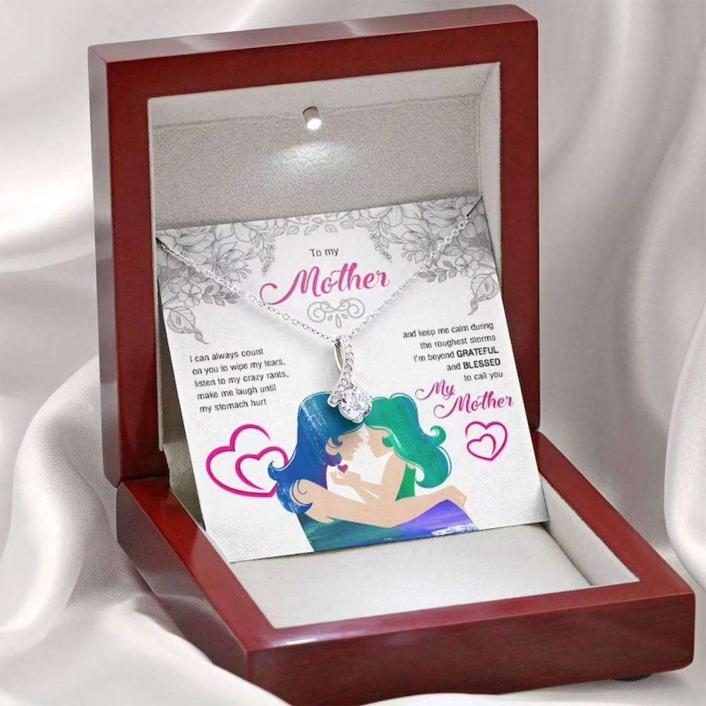 Mom Necklace, To My Mother Necklace, Gift For Mom Mother’S Day Christmas Gifts for Mother (Mom) Rakva