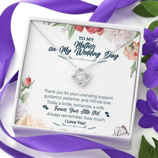 Mom Necklace, To My Mother On My Wedding Day Necklace “ Mother Of The Bride Gift From Daughter, Bride Gifts For Daughter Rakva