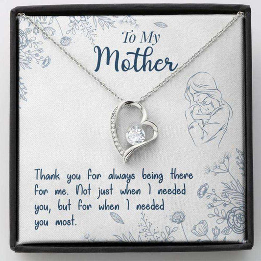Mom Necklace, To My Mother Œneeded-So” Heart Necklace Gift For Mom Gifts for Mother (Mom) Rakva