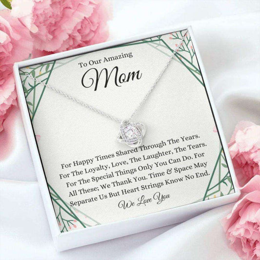 Mom Necklace, To Our Amazing Mom Necklace, Gift For Mom From Daughter Son Gifts For Daughter Rakva