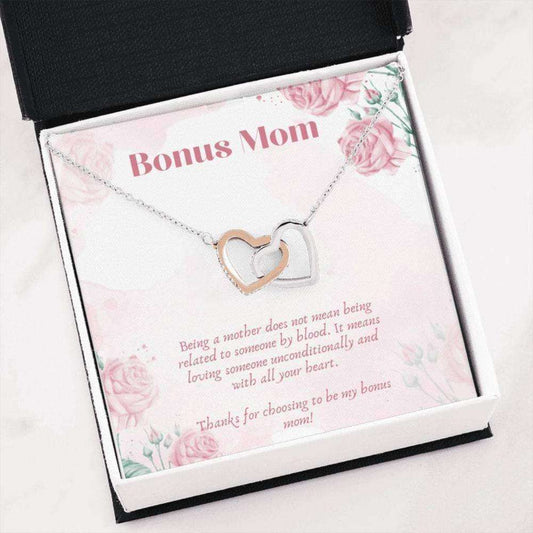 Mom Necklace, Unbiological Mom Gift “ Bonus Mom Necklace “ Foster Mom Gift “ Sentimental Necklace -Best Bonus Mom Gifts for Mother (Mom) Rakva