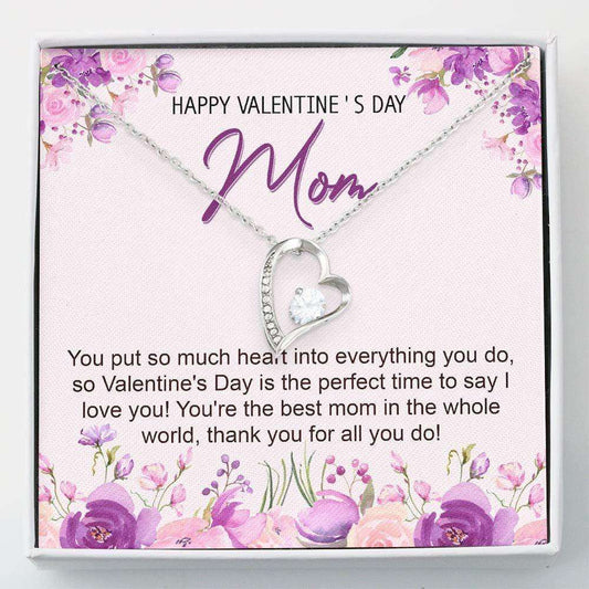 Mom Necklace, Valentine’S Day Gift For Mom Necklace “ Necklace With Gift Box For Birthday Christmas Gifts for Mother (Mom) Rakva