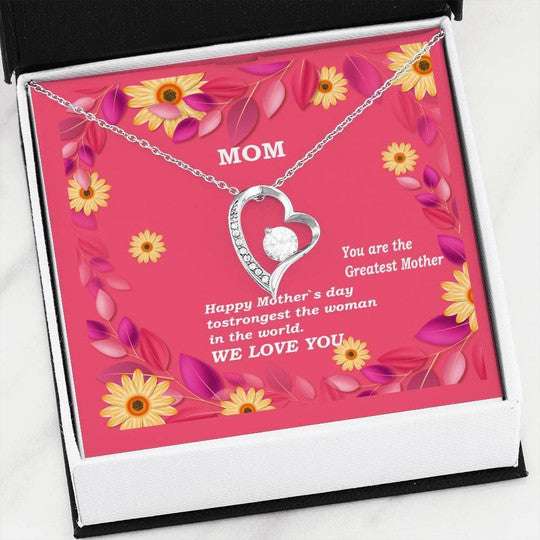 Mom Necklace, We Loved You Forever Love Necklace For Mom Gifts for Mother (Mom) Rakva