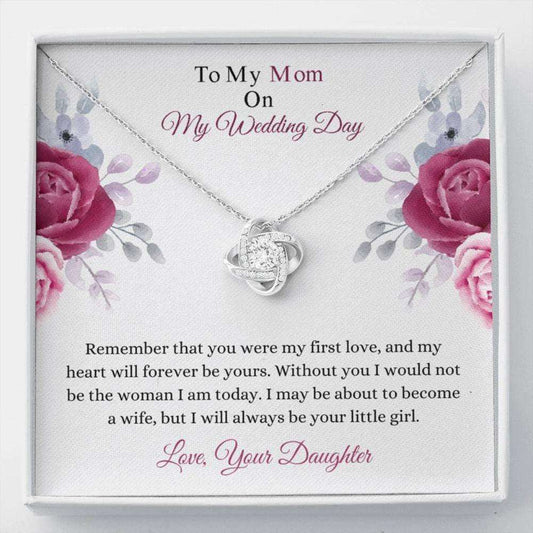 Mom Necklace, Wedding Moms Gift “ Mother Of The Bride Necklace “ Mother Of The Groom Mom Necklace “ Love From Bride Gifts for Mother (Mom) Rakva