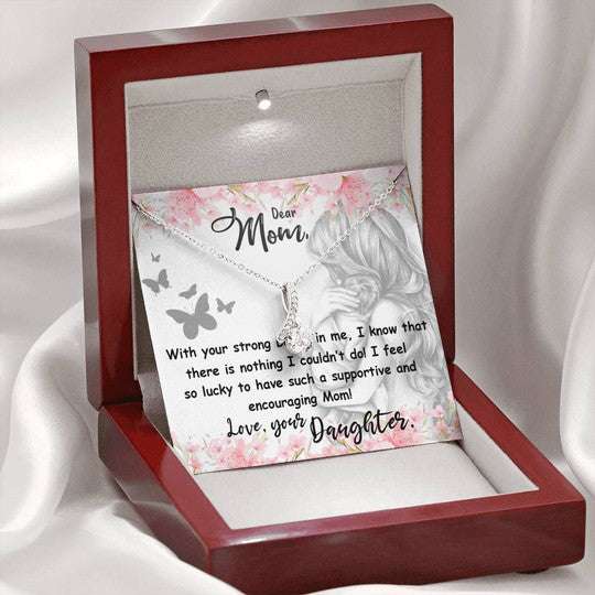 Mom Necklace, With Your Strong Belief In Me Gift For Mom Alluring Beauty Necklace Gifts for Mother (Mom) Rakva