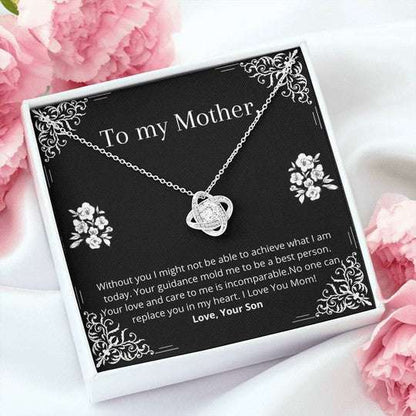 Mom Necklace, Without You I Might Not Be Able To Achieve What I Am Today Necklace Gift For Mom Gifts for Mother (Mom) Rakva