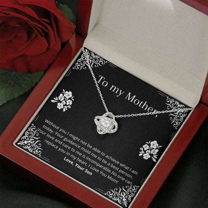 Mom Necklace, Without You I Might Not Be Able To Achieve What I Am Today Necklace Gift For Mom Gifts for Mother (Mom) Rakva