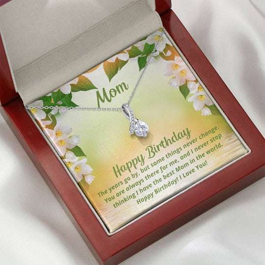 Mom Necklace, You Are Always There For Me Alluring Beauty Necklace Gift For Mom Gifts for Mother (Mom) Rakva