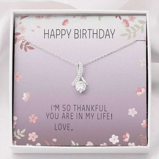 Mom Necklace, You Are In My Life Message Card Alluring Beauty Necklace Gift For Mom Gifts for Mother (Mom) Rakva