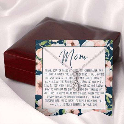 Mom Necklace, You Are My Shining Star Alluring Beauty Necklace Gift For Mom Gifts for Mother (Mom) Rakva