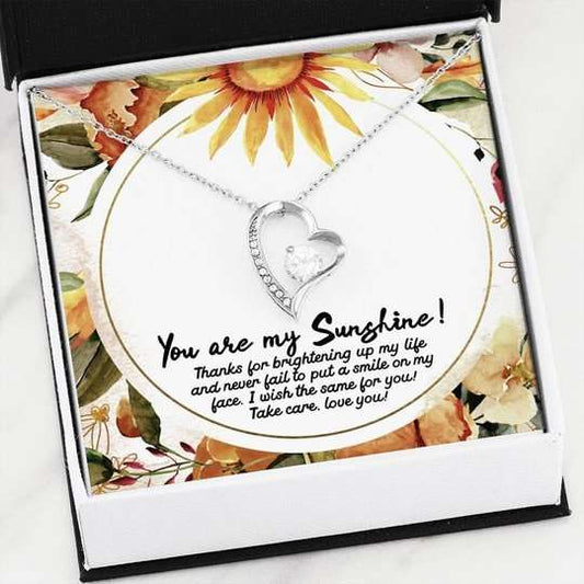 Mom Necklace, You Are My Sunshine Forever Love Necklace Gift For Mom Gifts for Mother (Mom) Rakva