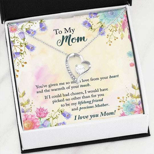 Mom Necklace, You Given Me So Much Love Forever Love Necklace For Mom Gifts for Mother (Mom) Rakva