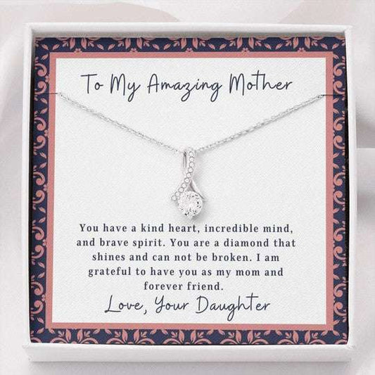 Mom Necklace, You Have A Brave Spirit Gift For Mom Alluring Beauty Necklace Gifts for Mother (Mom) Rakva