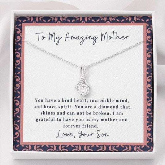 Mom Necklace, You Have A Kind Heart Gift For Mom Alluring Beauty Necklace Gifts for Mother (Mom) Rakva