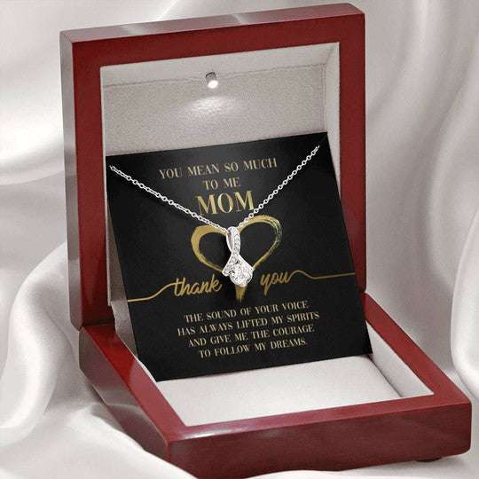 Mom Necklace, You Mean So Much To Me Alluring Beauty Necklace Gift For Mom Gifts for Mother (Mom) Rakva