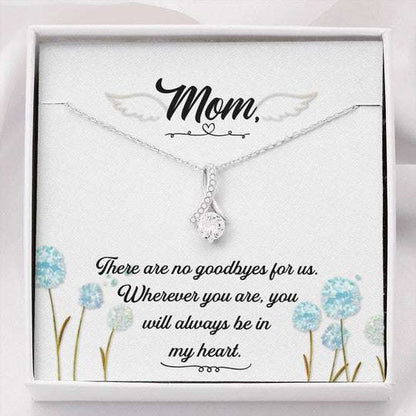 Mom Necklace, You Will Always Be In My Heart Alluring Beauty Necklace Gift For Mom Gifts for Mother (Mom) Rakva