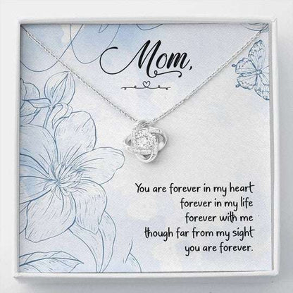 Mom Necklace, You’Re Forever In My Life Love Knot Necklace Gift For Mom Gifts for Mother (Mom) Rakva