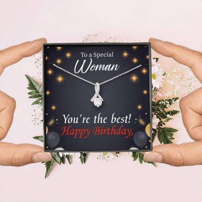 Mom Necklace, You’Re The Best Alluring Beauty Necklace Birthday Necklace Gift For Mom Gifts for Mother (Mom) Rakva