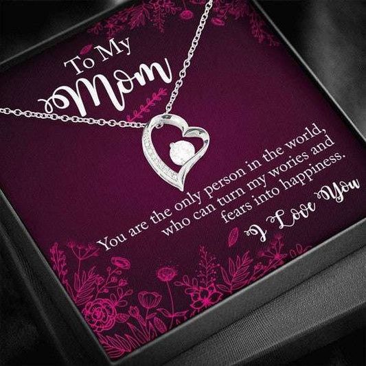 Mom Necklace, You’Re The Only Person In The World Forever Love Necklace For Mom Gifts for Mother (Mom) Rakva